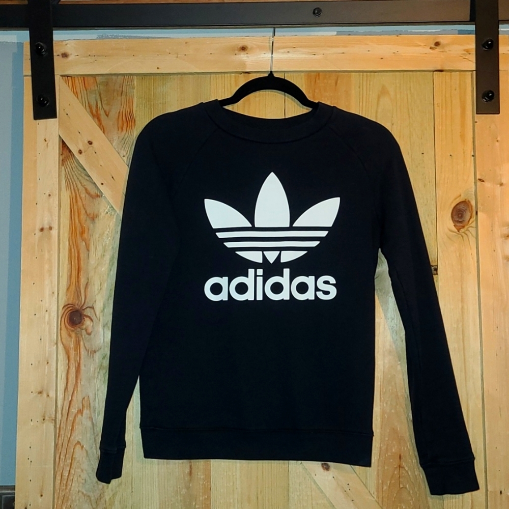 adidas crew neck sweat shirt